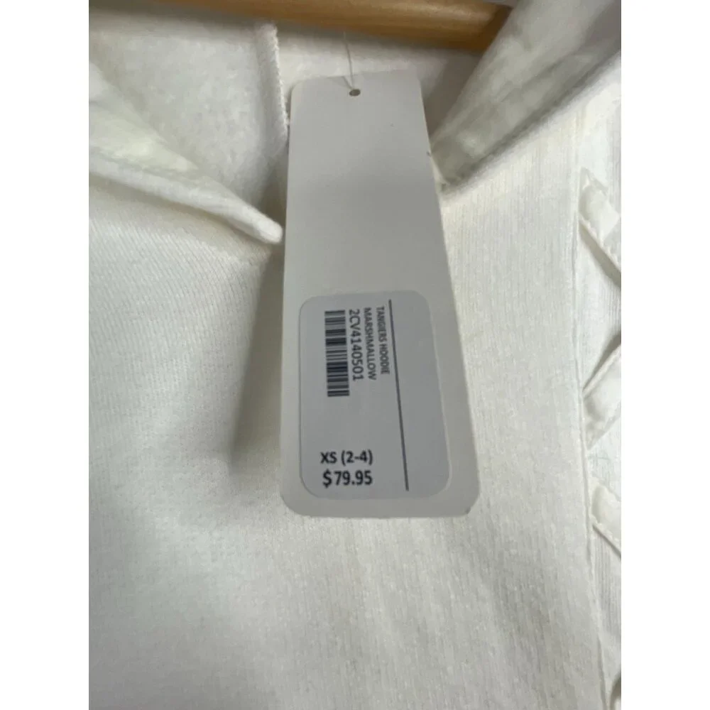 New Soft Surroundings Tangles Hoodie size XS Marshmallow White - Picture 4 of 8